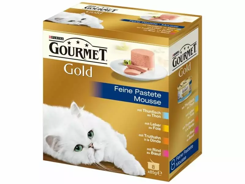 Purina Nassfutter Gourmet Gold Mousse, 8 x 85 g 3 Purina Nassfutter Gourmet Gold Mousse, 8 x 85 g
