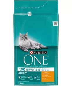 Purina ONE Trockenfutter Adult Huhn & Vollkorn, 1.5 kg