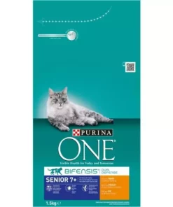 Purina ONE Trockenfutter Senior Huhn & Vollkorn, 1.5 kg