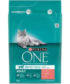 Purina ONE Trockenfutter Adult Lachs & Vollkorn, 3 kg