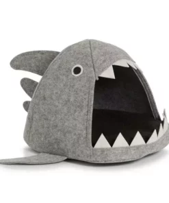 Zeller Present Kuschelhöhle Hai, Grau