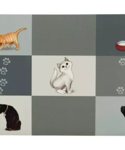 Trixie Napfunterlage Patchwork Cat