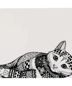 Trixie Napfunterlage mit Katzenmotiv mit Katzenmotiv