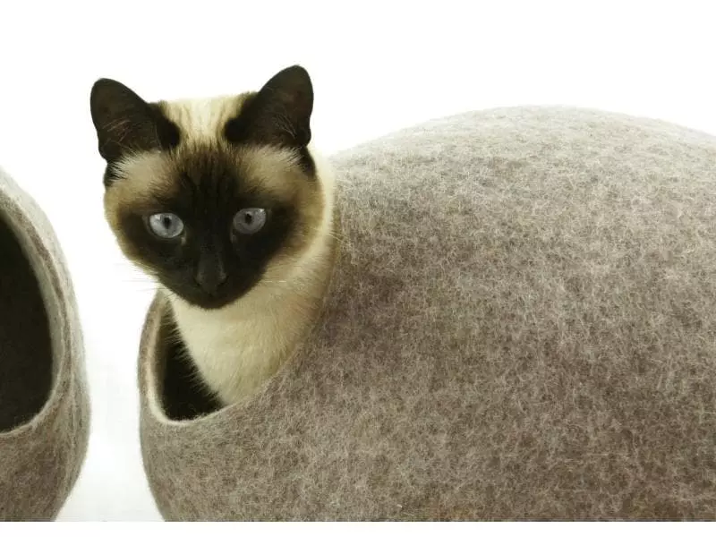 Kivikis Kuschelhöhle Cat Cave sand brown 5 Kivikis Kuschelhöhle Cat Cave sand brown – Bild 3