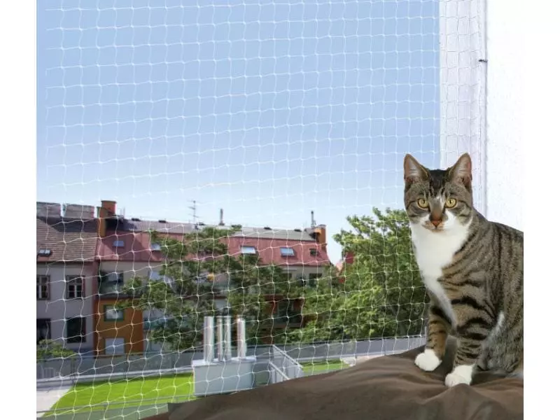 Trixie Schutznetz 4 x 3 m transparent 4 Trixie Schutznetz 4 x 3 m transparent – Bild 2