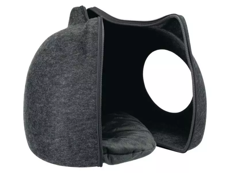 Trixie Kuschelhöhle Cat Filzoptik 5 Trixie Kuschelhöhle Cat Filzoptik – Bild 3