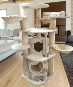 PetHomes Kratzbaum Mallorca 188 cm Creme 6 PetHomes Kratzbaum Mallorca 188 cm Creme -Katzenwelt Verkaufsgeschäft 53182383 xxl
