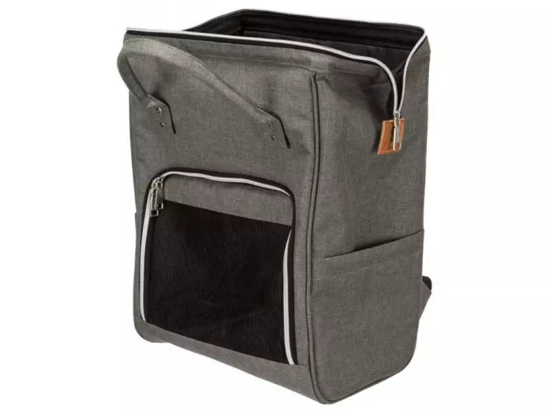 Trixie Tiertransport-Rucksack Ava, Grau 5 Trixie Tiertransport-Rucksack Ava, Grau – Bild 3