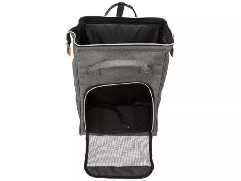 Trixie Tiertransport-Rucksack Ava, Grau 4 Trixie Tiertransport-Rucksack Ava, Grau – Bild 2