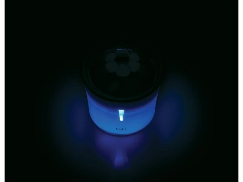 Catit Wasserautomat LED Flower Trinkbrunnen, 3 l 5 Catit Wasserautomat LED Flower Trinkbrunnen, 3 l – Bild 3