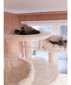 PetHomes Kratzbaum Long Beach, Beige -Katzenwelt Verkaufsgeschäft 53804856 xxl