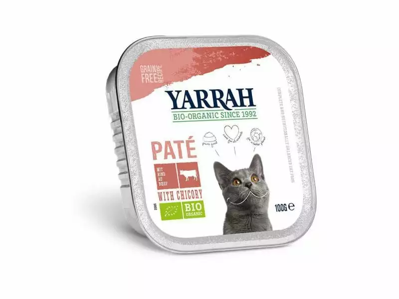 Yarrah Bio-Nassfutter Paté mit Rind und Huhn, 16 x 100 g 4 Yarrah Bio-Nassfutter Paté mit Rind und Huhn, 16 x 100 g – Bild 2