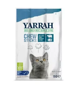 Yarrah Chew Sticks Bio-Kaustangen für Katzen, 15 g