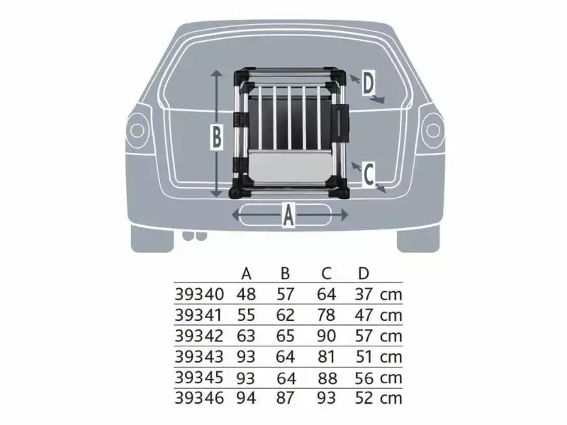 Trixie Transportbox Doppelbox Aluminium 4 Trixie Transportbox Doppelbox Aluminium – Bild 2