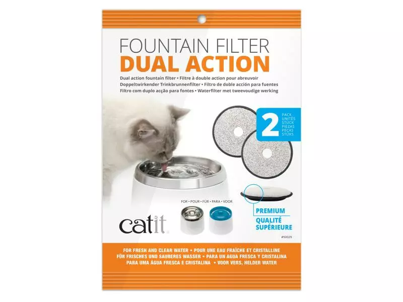 Catit Zubehör Ersatzfilter Premium, 2 Stück 3 Catit Zubehör Ersatzfilter Premium, 2 Stück