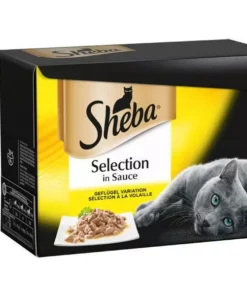 Sheba Nassfutter Sélection in Sauce Geflügel Variation 12 x 85 g