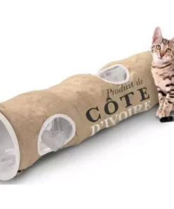 Ebi Katzen-Spieltunnel D&D Cote d'Ivoire 120 cm