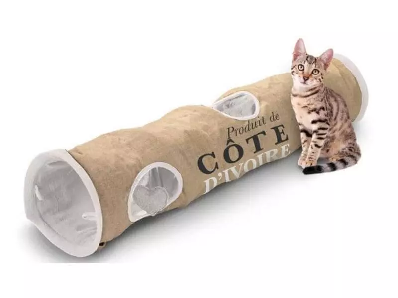 Ebi Katzen-Spieltunnel D&D Cote d'Ivoire 120 cm 3 Ebi Katzen-Spieltunnel D&D Cote d'Ivoire 120 cm