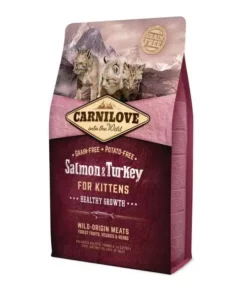 Carnilove Trockenfutter Cat Kitten Lachs & Truthahn, 2 kg