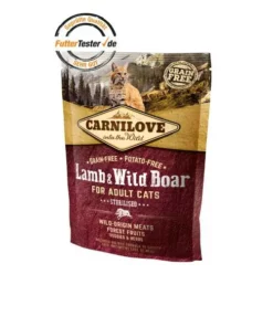 Carnilove Trockenfutter Cat Adult Lamm & Wildschwein, 400 g