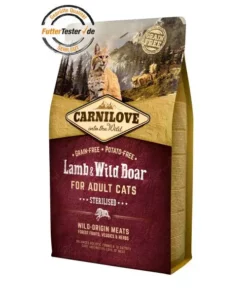 Carnilove Trockenfutter Cat Adult Lamm & Wildschwein, 2 kg