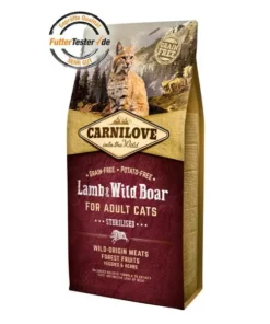 Carnilove Trockenfutter Cat Adult Lamm & Wildschwein, 6 kg