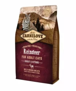 Carnilove Trockenfutter Cat Adult Energy Rentier, 6 kg