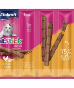 Vitakraft Katzen-Snack Cat-Stick mini Geflügel & Leber