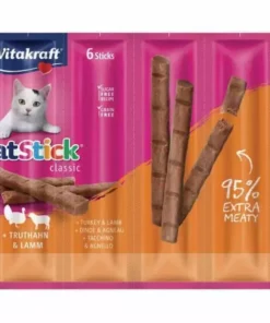 Vitakraft Katzen-Snack Cat-Stick mini Truthahn & Lamm