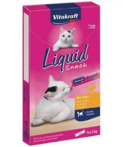 Vitakraft Katzen-Snack Cat Liquid Hähnchen & Taurin