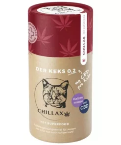 CHILLAX Katzen-Nahrungsergänzung CBD-Keks Katzenminze - 0.2 mg