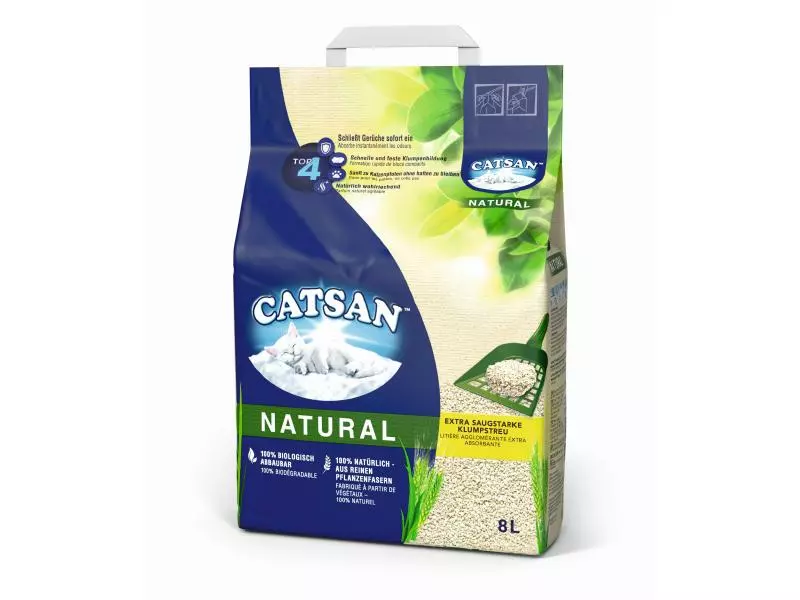 Catsan Katzenstreu Natural 8 l 3 Catsan Katzenstreu Natural 8 l