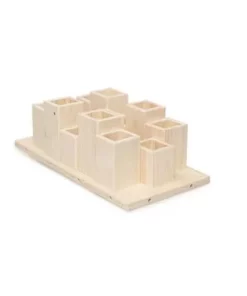 Hundespiele.ch Katzen-Strategiespiel Bleistifthalter aus Holz