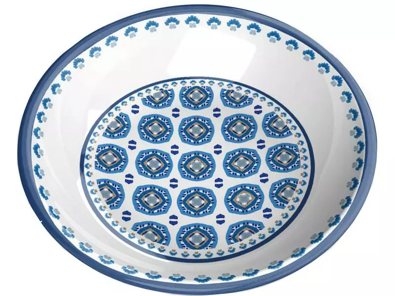 Tarhong Kunststoffnapf Maroccan Indigo Ø 13 cm 3 Tarhong Kunststoffnapf Maroccan Indigo Ø 13 cm