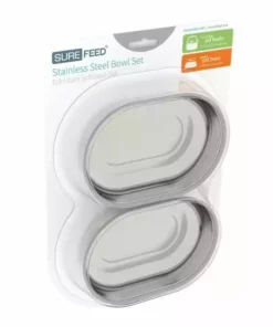 SureFeed Napf-Set Edelstahl, 2 Stück