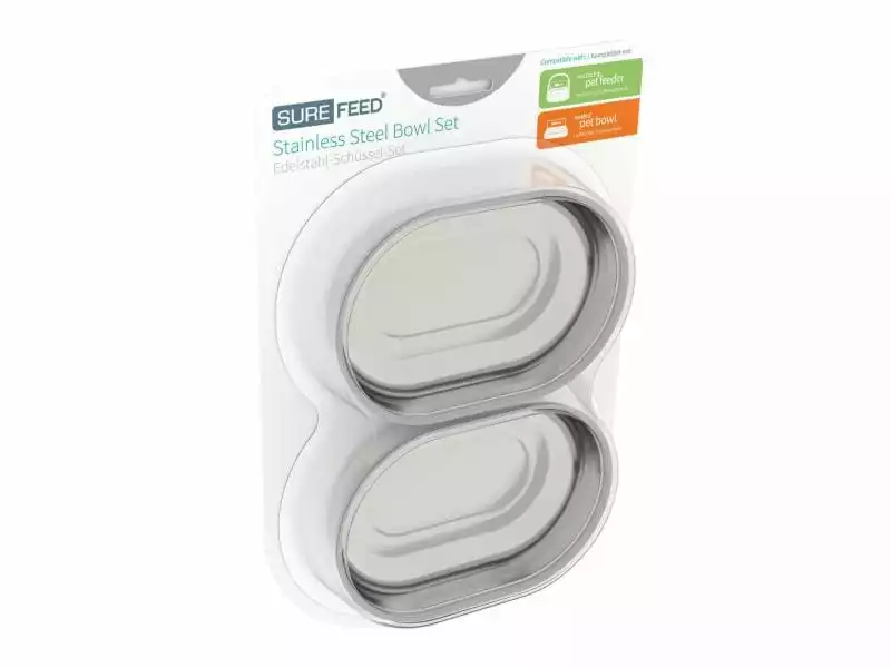 SureFeed Napf-Set Edelstahl, 2 Stück 3 SureFeed Napf-Set Edelstahl, 2 Stück