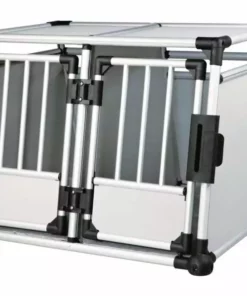 Trixie Transportbox Doppelbox Aluminium