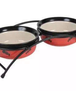 Trixie Napf-Set Eat on Feet 2 x 0.3 l / ø 12 cm