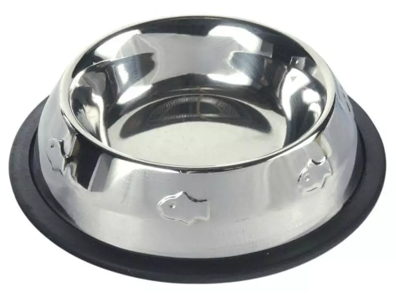 Trixie Edelstahlnapf mit Prägung 0.2 l 3 Trixie Edelstahlnapf mit Prägung 0.2 l