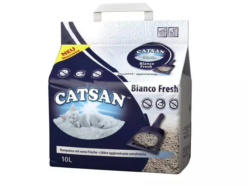 Catsan Katzenstreu Bianco Fresh 10 l 3 Catsan Katzenstreu Bianco Fresh 10 l