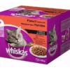 Whiskas Nassfutter 1+ Fleisch Auswahl in Sauce, 24 x 100g
