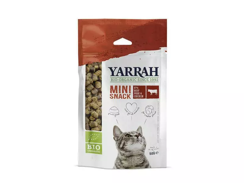 Yarrah Bio-Mini-Snack für Katzen, 50 g 3 Yarrah Bio-Mini-Snack für Katzen, 50 g