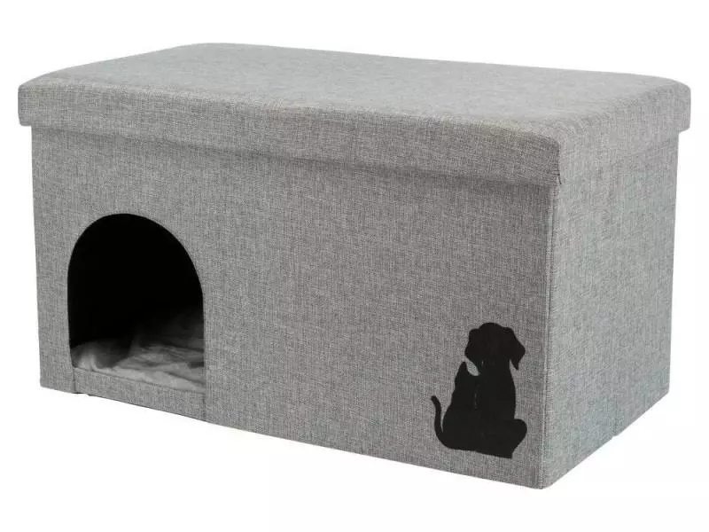 Trixie Kuschelhöhle Kimy Hellgrau 3 Trixie Kuschelhöhle Kimy Hellgrau