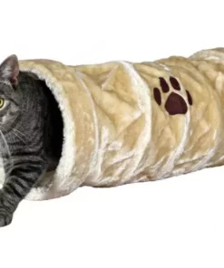 Trixie Katzen-Spielzeug Tunnel, beige