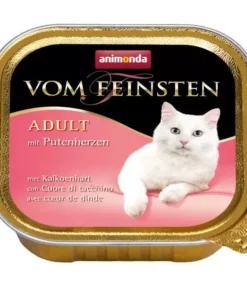 Animonda Nassfutter Vom Feinsten Adult Putenherzen, 100 g