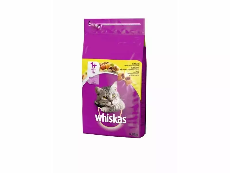 Whiskas Trockenfutter Adult Huhn, 3.8 kg 3 Whiskas Trockenfutter Adult Huhn, 3.8 kg